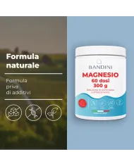 Magnesio 60 dosi (polvere) - 300 grammi